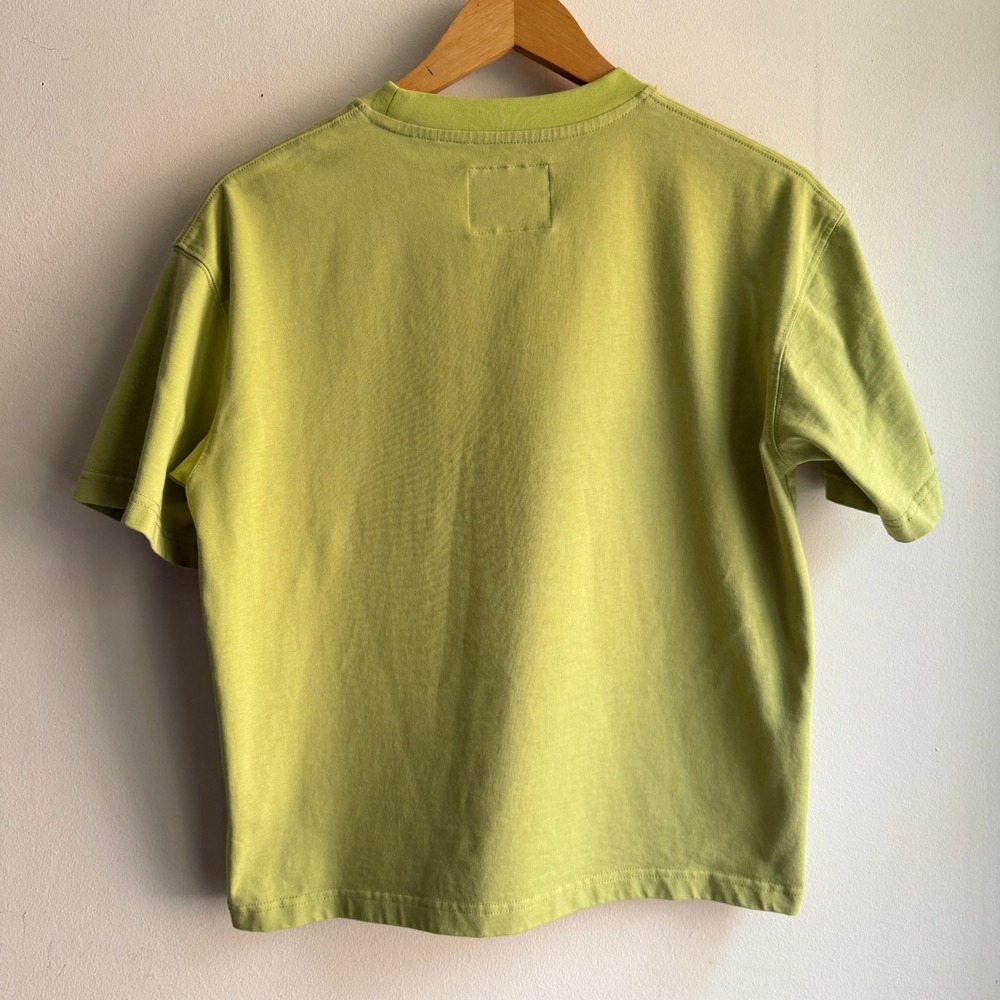 A Blissful State of Mind Boxy Tee Lime Green Small Good - Picture 6 of 10